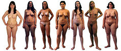 Natürlich Nackt - Body Image - Body Shaming - Fotodokumentation nackte natürliche Frauen Studentinnen FKKlerinnen Naturistinnen Aktmodelle zum ersten Mal nackt vor der Kamera - Aktfoto